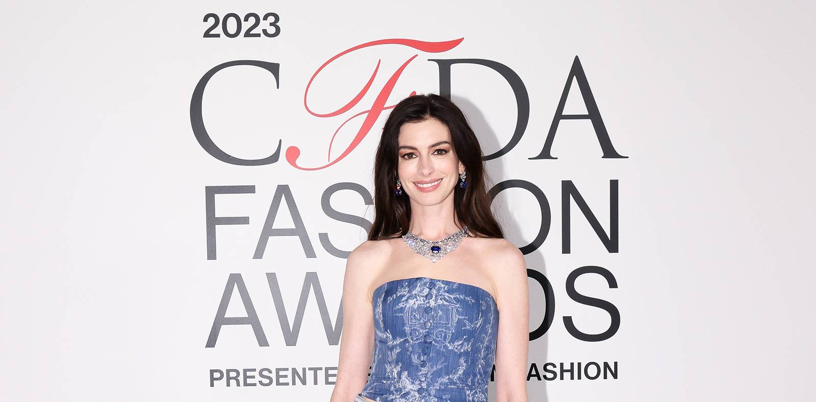 anne hathaway fashion awards CFDA 2023