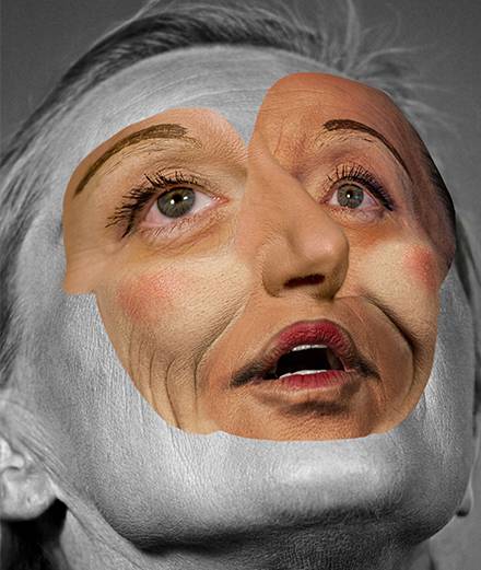 Cindy Sherman, galerie Hauser & Wirth, Zurich, grimaces