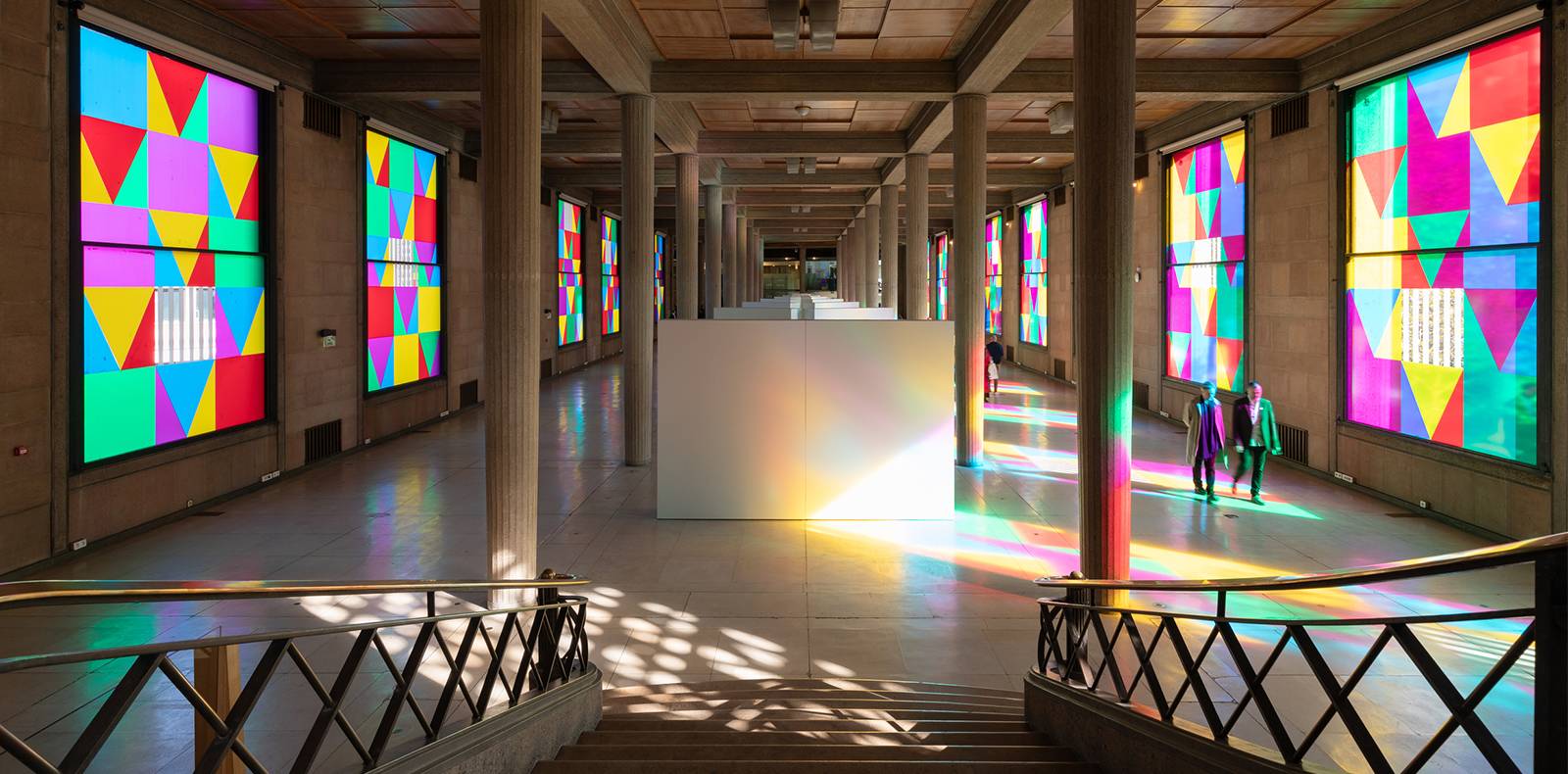 Daniel Buren, Michelangelo Pistoletto, Palais d'Iéna, Exposition