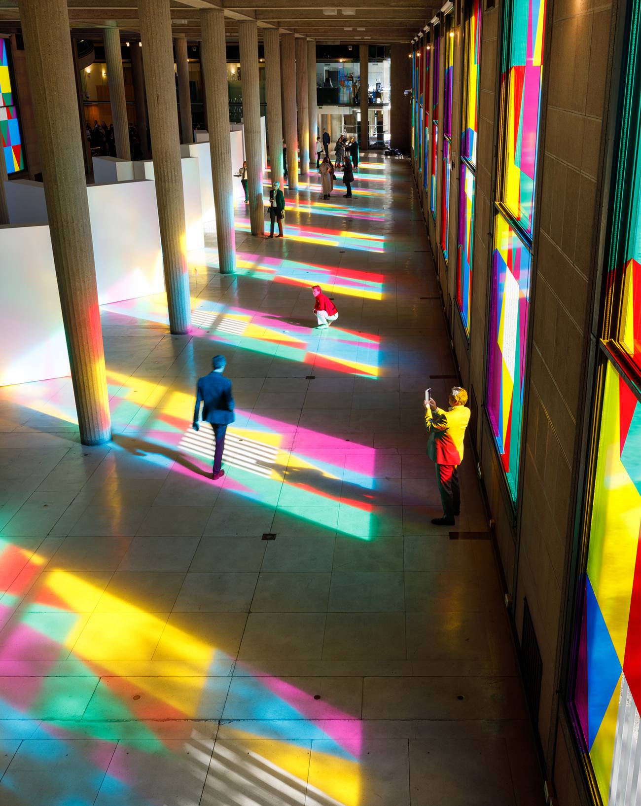 Daniel Buren, Michelangelo Pistoletto, Palais d'Iéna, Exposition