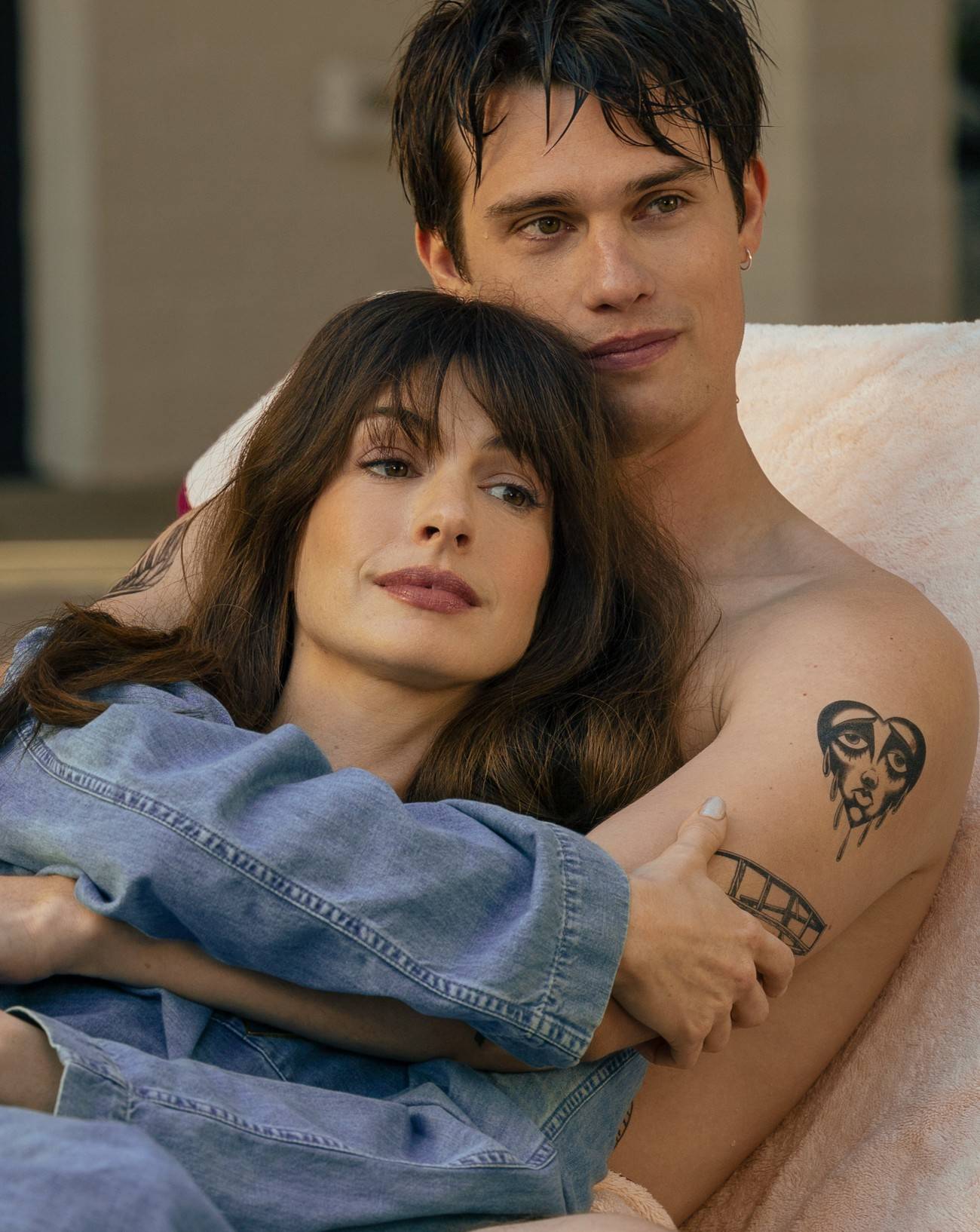 L'Idée d'être avec toi, Anne Hathaway, Nicholas Galitzine, Interview