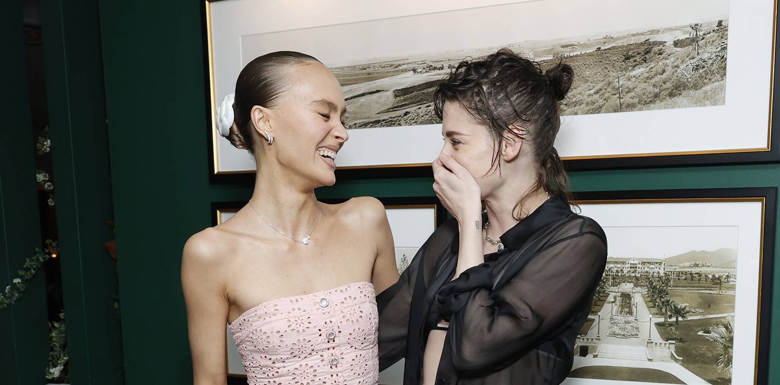 Lily Rose Depp, Kristen Stewart, diner chanel, Oscars 2024