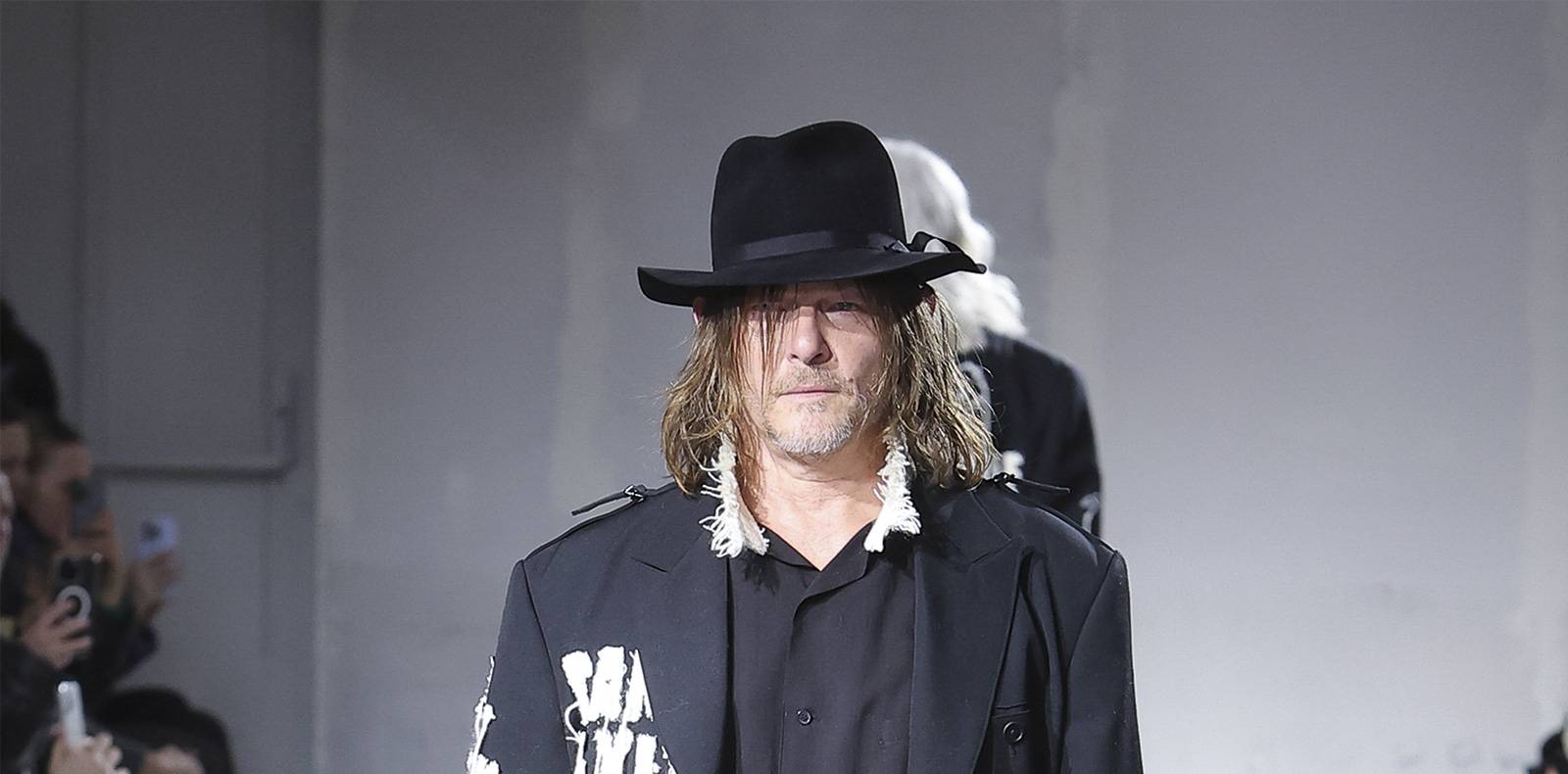 Célébrité, Norman Reedus, Défilé Yohji Yamamoto, Automne-hiver 2024-2025