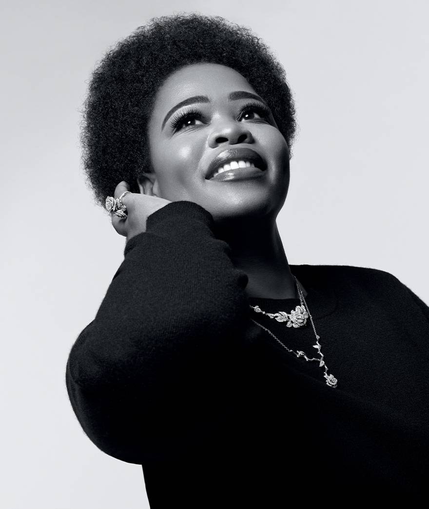 Pretty Yende, interview, soprano, Dior, opéra Francfort, cléopâtre