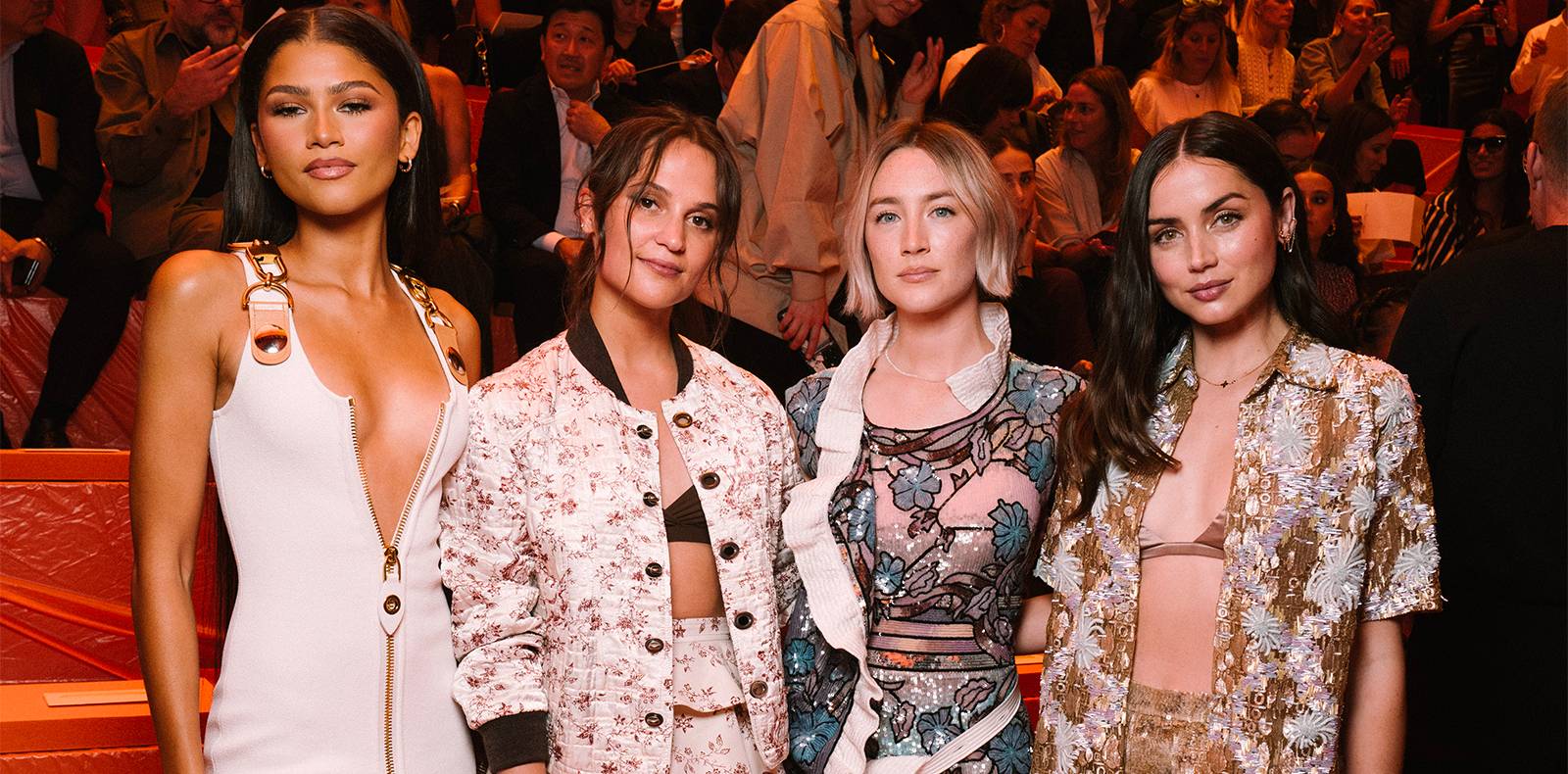 Zendaya, Saoirse Ronan, Ana de Armas, Alicia Vikander, Défilé Louis Vuitton, printemps-été 2024, Fashion Week Paris