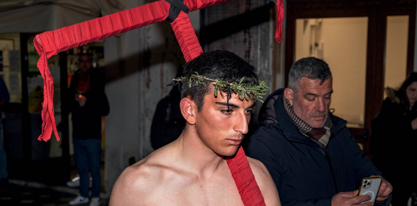 Photographie, Italie du sud, Église, Semaine Sainte, Calabre, Numéro Homme