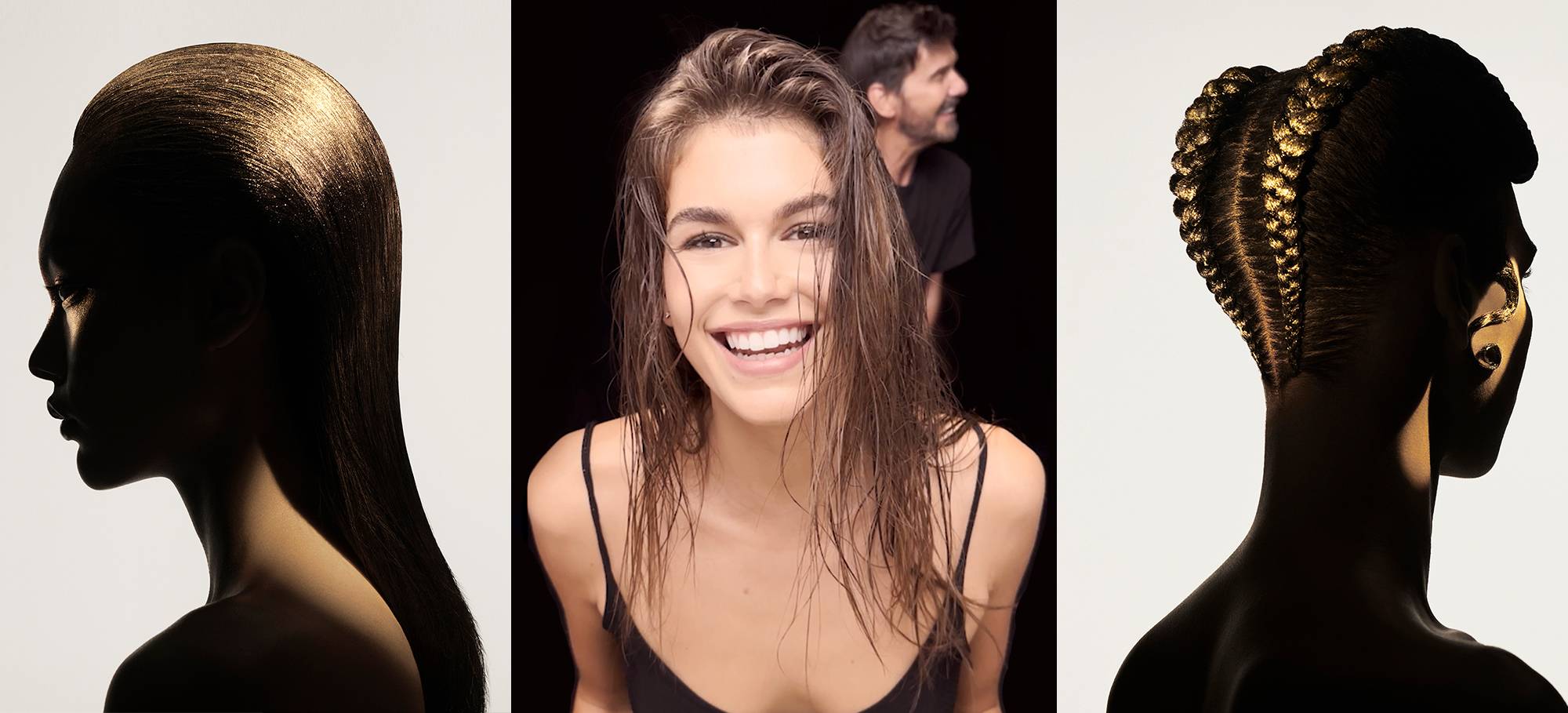 Zara Hair par Guido Palau avec Kaia Gerber