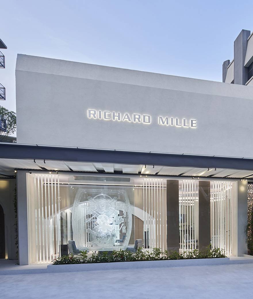 Richard Mille nouveau concept boutique lifestyle singapour