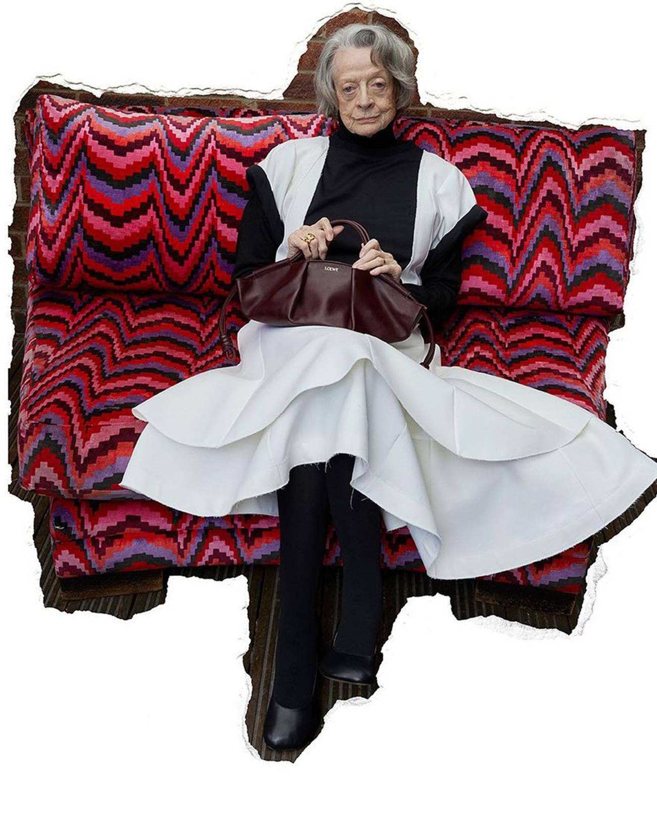 Maggie Smith, Égérie, Loewe, Campagne printemps-été 2024, Juergen Teller