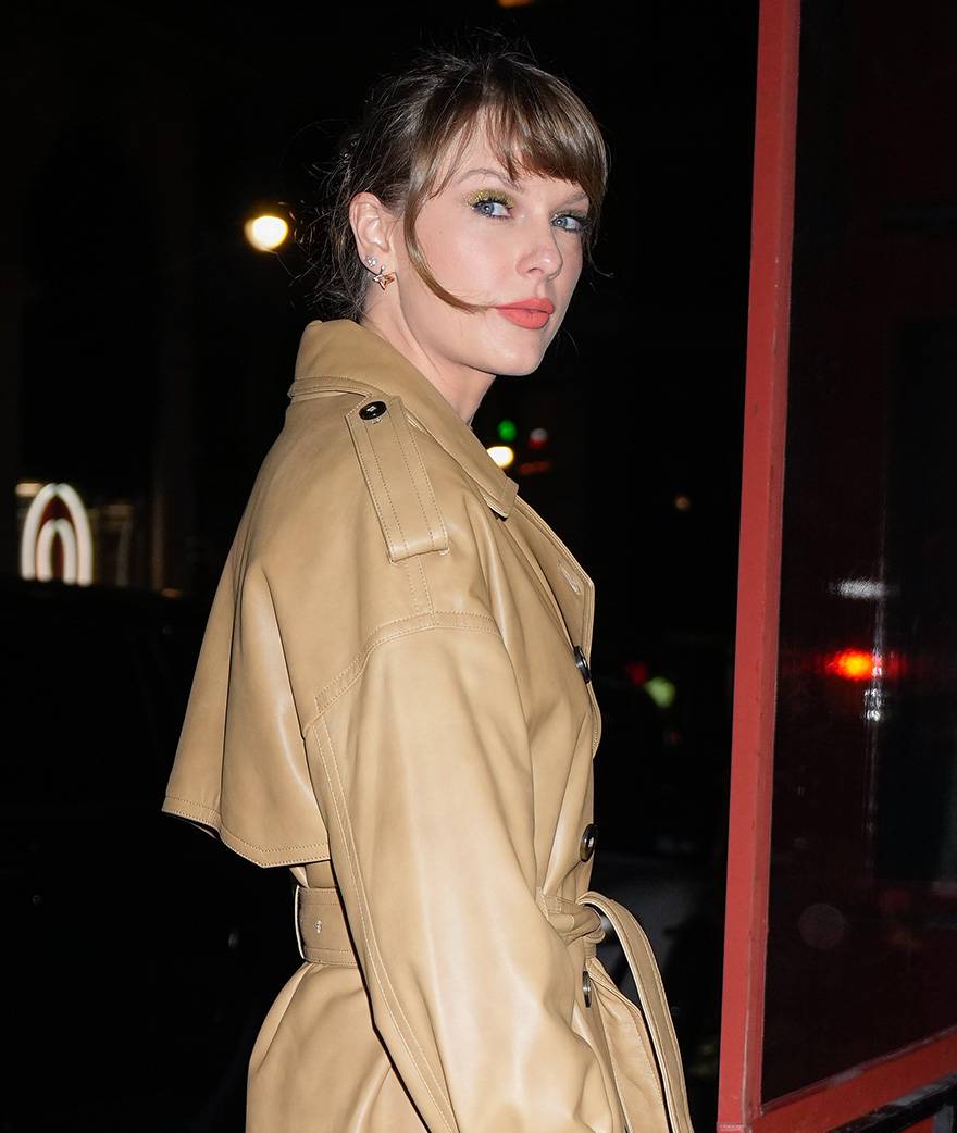 Trench, Manteau, tendance, star, taylor swift