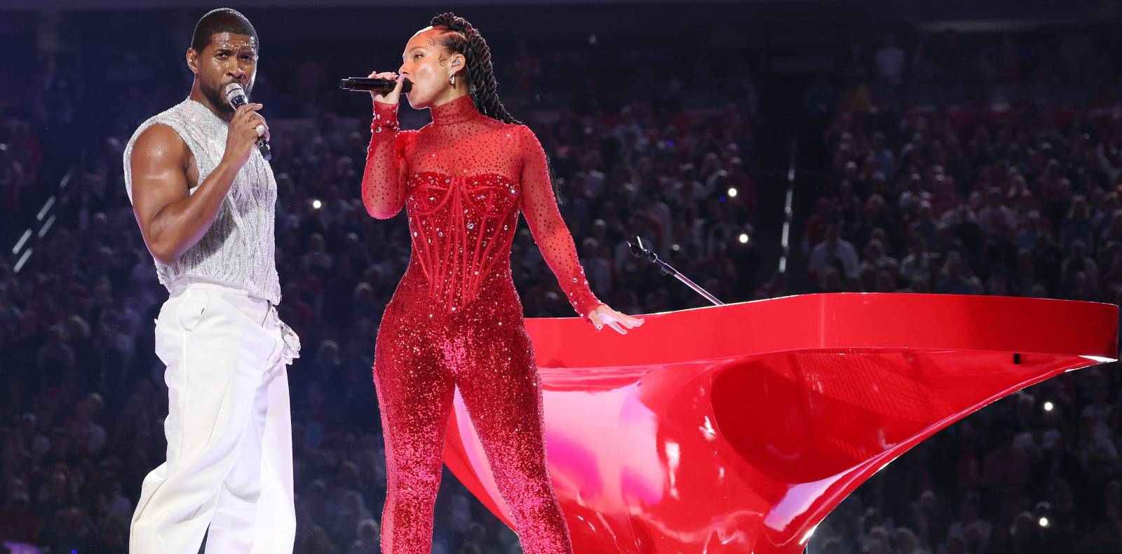 Usher, Super Bowl 2024, Concert, Mi-temps, Apple, Alicia Keys